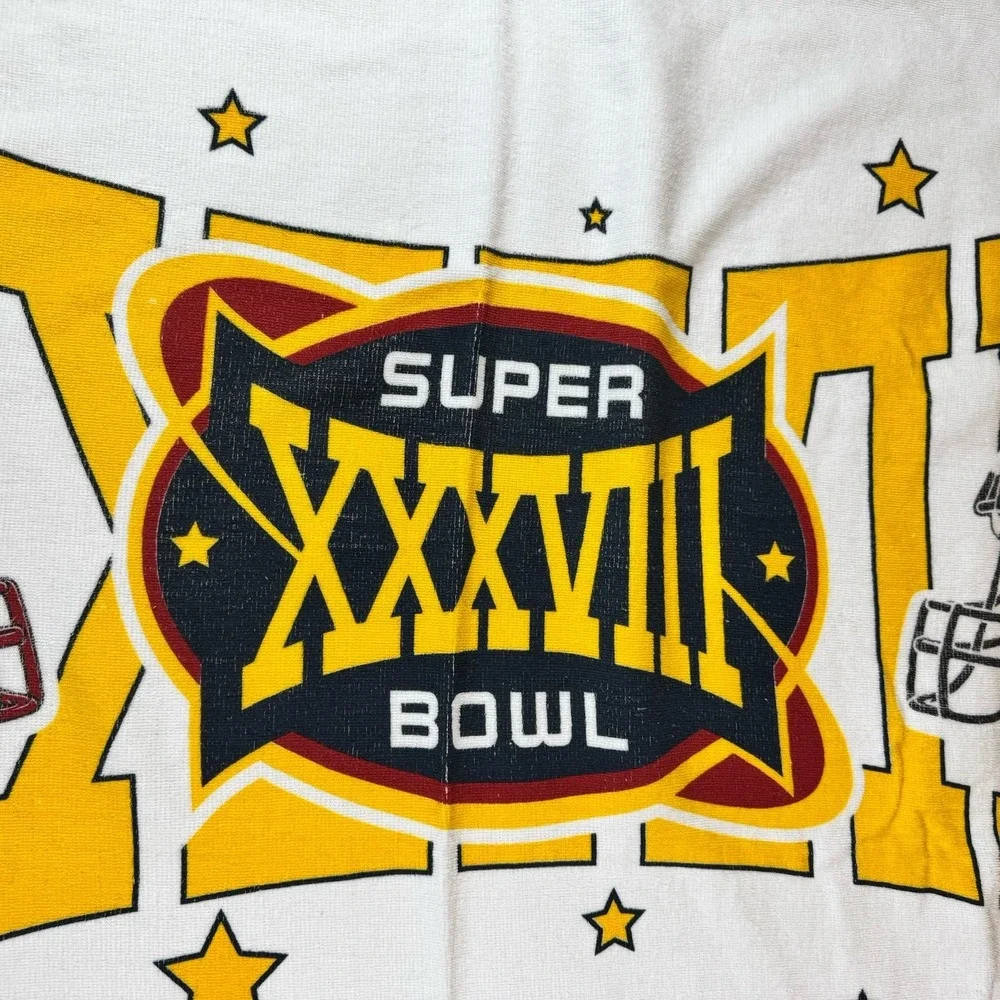MBNA NFL‎ Super Bowl XXXVI Promo Towel Credit Card Issuer Patriots vs. Panthers